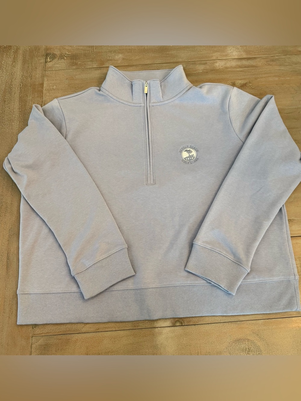 Travis Mathew Performance Jacket Blue Pebble Beach 1/4 Zip Men's Size XXL